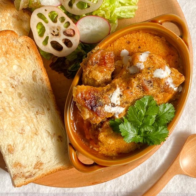 ＊【Pasco】ライ麦食パン＋バターチキンカレー＊