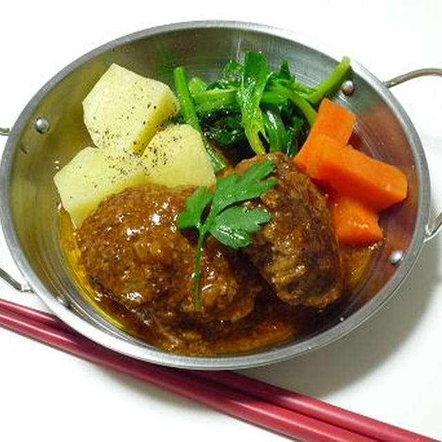 煮込みハンバーグ♪