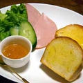 柚子パンで朝食 by masaさん