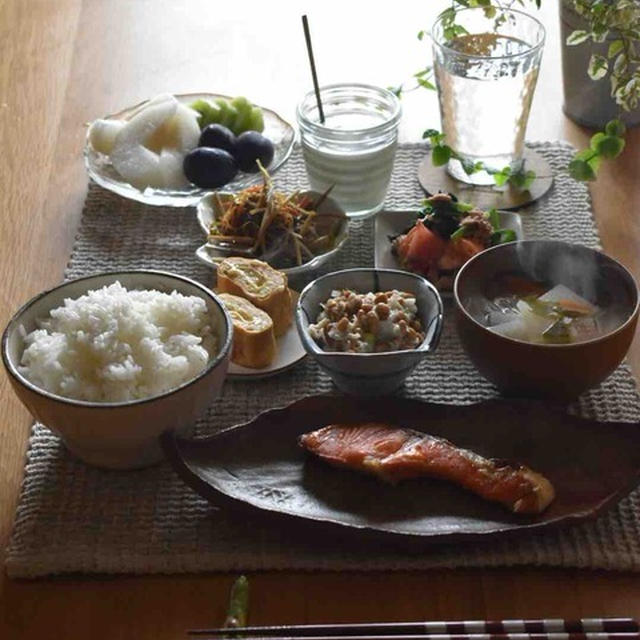 朝ごはん。