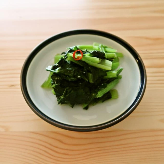 大量消費 小松菜のにんにく蒸し煮 By スガさん レシピブログ 料理ブログのレシピ満載