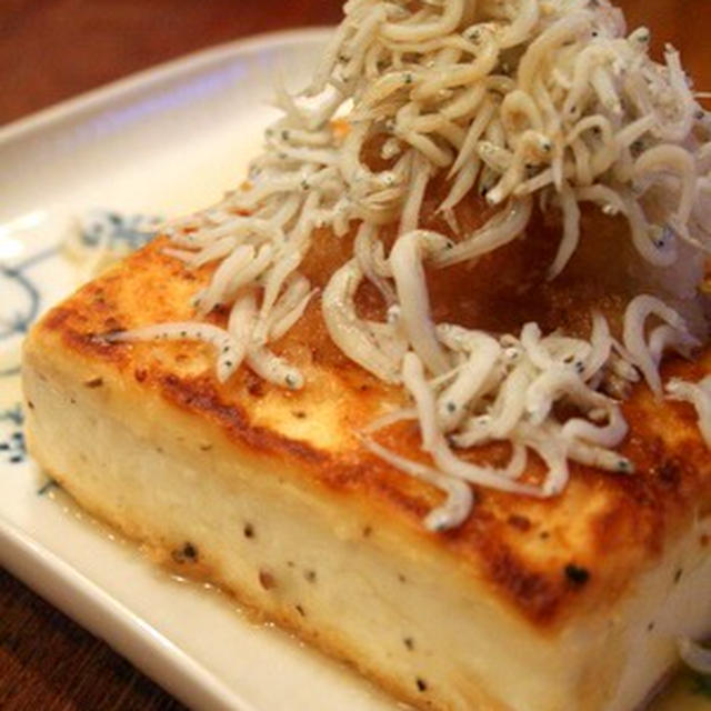 【1番レシピ】豆腐ステーキ　しらすおろし乗せ  ＆　タルトタタン☆