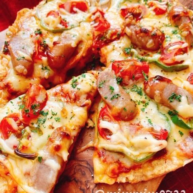 低GIなオートミールピザ(動画レシピ)/Oatmeal Pizza