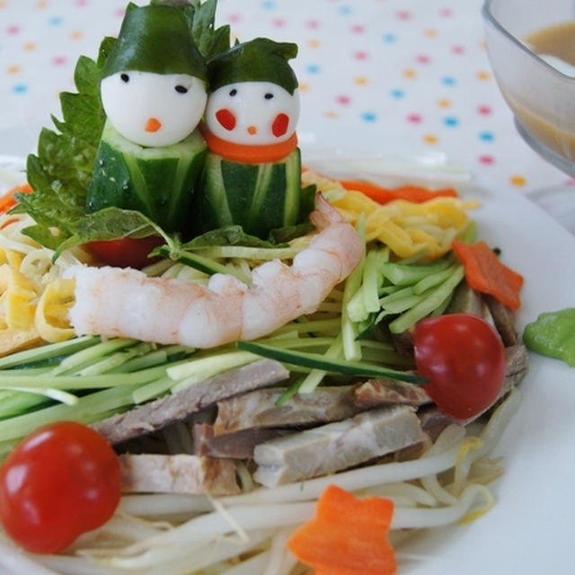 【あきプロデュースの七夕冷やし中華】ご近所楽食亭さんにて♪