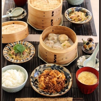 麻婆豆腐！崎陽軒焼売！で、おうち中華♪