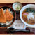 とんかつ政ちゃん　タレカツ丼とラーメンセット