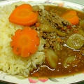 ごぼうが主役のひき肉カレー