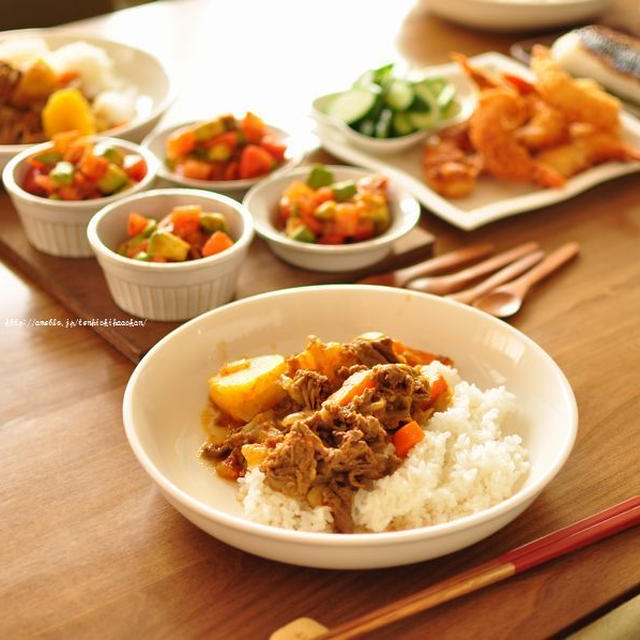すぅさん作スパイスから配合した本格派のビーフカレー(*´∀｀*)