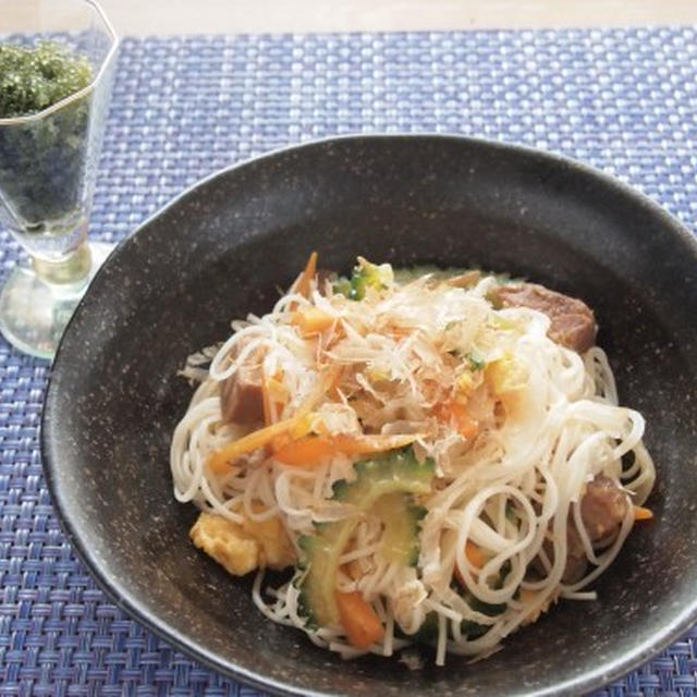 娘ごはん　ソーメンチャンプルーでランチ