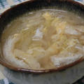 柚子胡椒味が美味～い♪　茹で鶏からの白菜の柚子胡椒鶏玉スープ