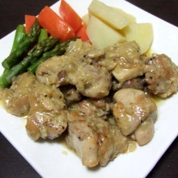 鶏肉のマッシュルームソース
