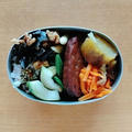 なんだか甘いおかずばかりのお弁当