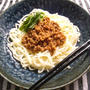 胡麻肉みそ載せ、うどん