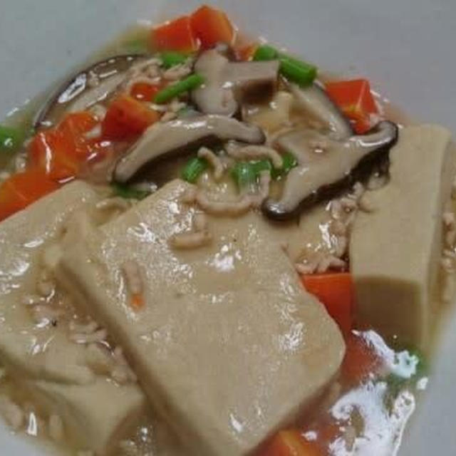 こうや豆腐のとろとろ煮
