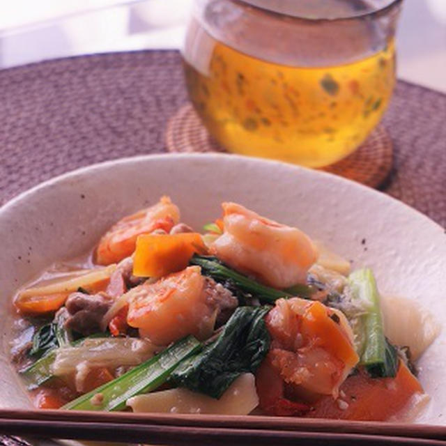 春の筍！具だくさんの中華丼