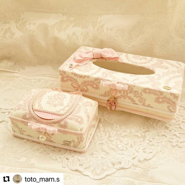 ルルベちゃん講師さまでもあるtoto_mam.s先生のオーダー作品♡ティッシュボックス...