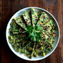 Vegetable Savory Pancakes春菊と枝豆のチヂミ