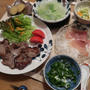 牛タンステーキ～ネギ塩ソースの晩ご飯　と　作り置き♪