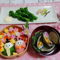 Amebaトピックスで掲載していただきました【ひな祭りばらちらし寿司弁当】 by とまとママさん