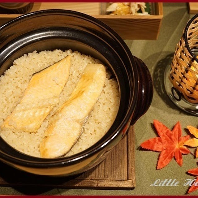 鮭の炊き込みご飯de親子丼（レシピ）