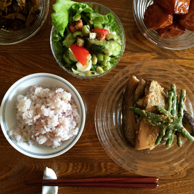 パンを焼かずに夏野菜ごはん