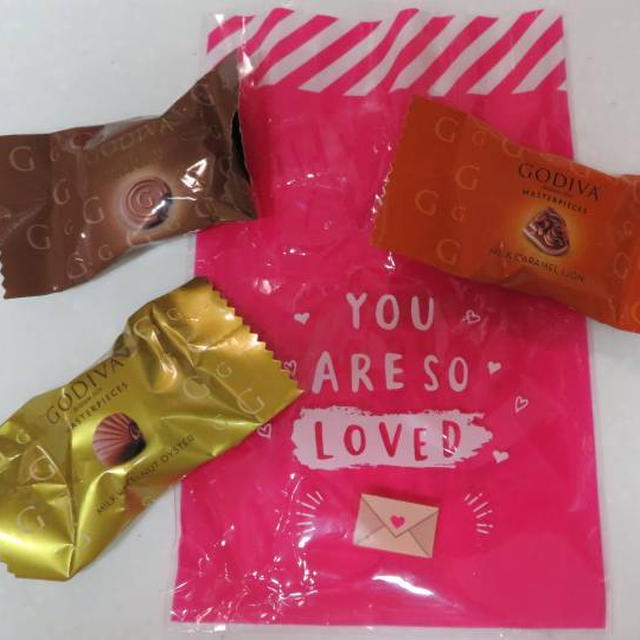 GODIVAのチョコもらった♡
