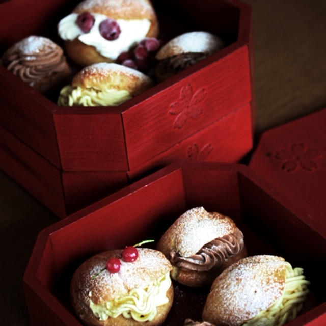 3つのクリームのシュークリーム*シューレシピ