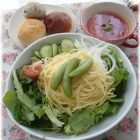 女子会にぴったり☆サラダつけスパゲティ♪