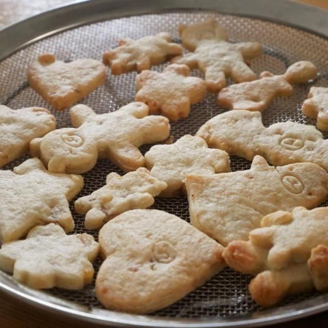 ホワイトデーはクルミとオレンジのクッキー