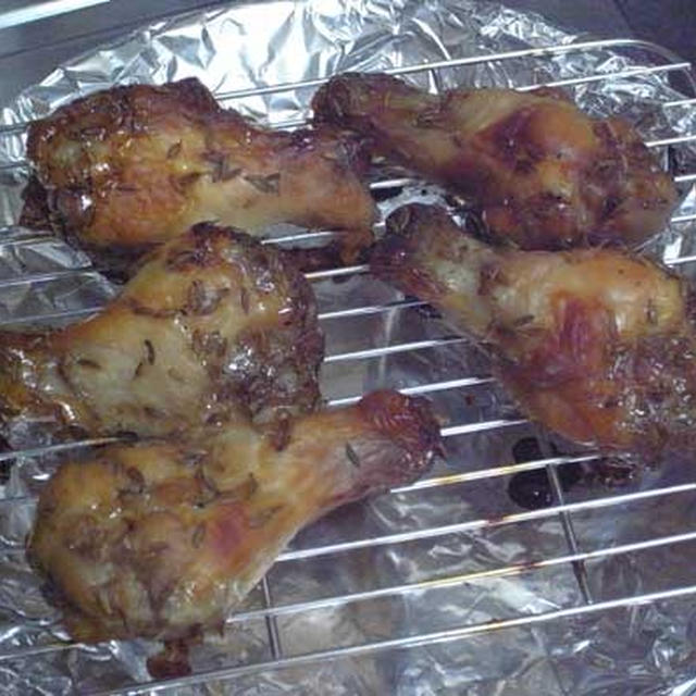 手羽元のクミン焼き