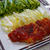 照り照りチキンと千切りサラダ
