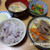 小松菜とミニトマトの胡麻和えと炊飯器で肉じゃが