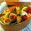 １０/１９　野菜とそぼろの稲荷巻き弁当～♪ by ささっちさん