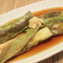 青茄子で揚げだし茄子