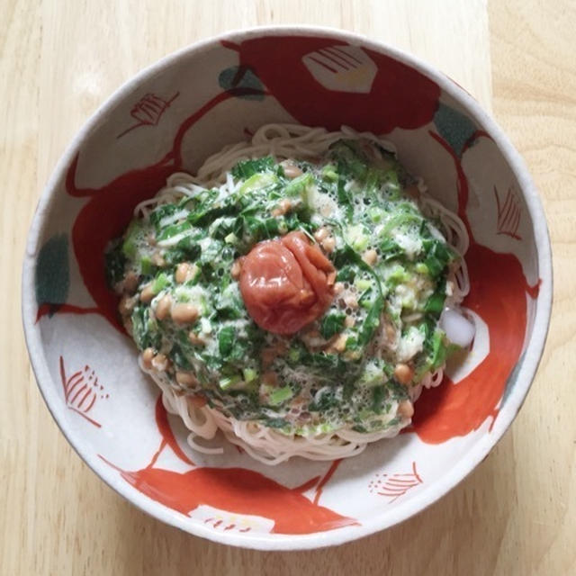 身体が元気になる今が旬ネバネバ素麺