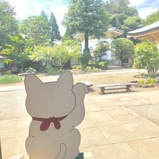 2018年９月まで運行　招き猫電車 東急世田谷線と豪徳寺 暑いニャン　東京観光にもオススメ