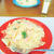 休日ランチは、鮭とじゃがいものパスタで