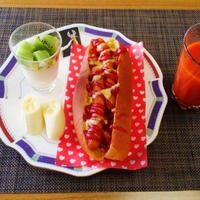 たっぷりキャベツサブジｄｅ関西風ホットドック♪～♪