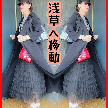 浅草宅へ移動しました　#今日1日を振り返ろう