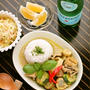 ジャスミンライスのグリーンカレー