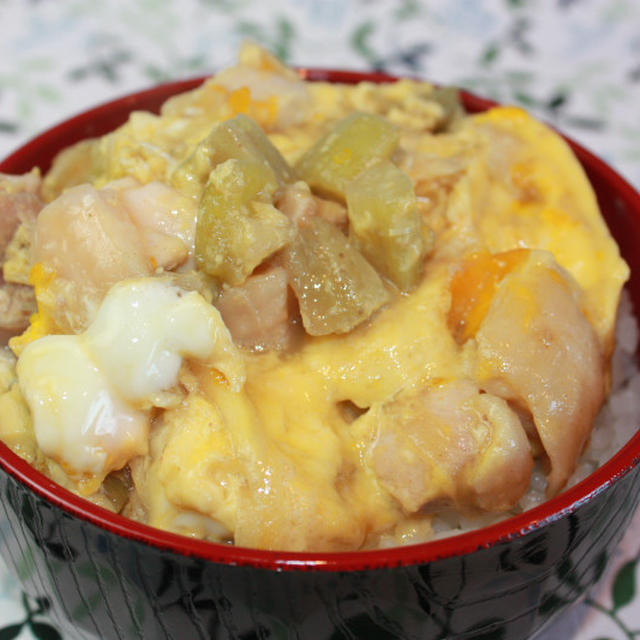 9月14日（木）のハナタカ優越館はナスの親子丼！