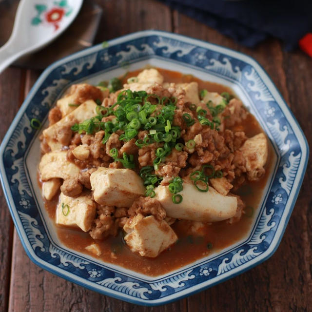 【レシピ】鶏ひき肉の麻婆豆腐