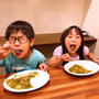 緑のカレーです！！
