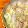 鶏とキャベツの鍋〜ガーリック風味