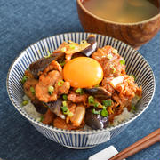 なす豚キムチ丼。夏のうま辛どんぶり！／写真教室に行ってきました【農家のレシピ帳】