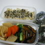キャベツと茄子の回鍋肉風弁当
