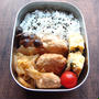つくねと白菜のすき焼き風で男子学生弁当