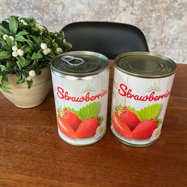 超かわいい♡業務スーパーの『いちごの缶詰』知ってる！？