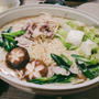 ラーメンをお鍋にしてみた晩ごはん