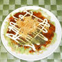 レタスのお好み焼き